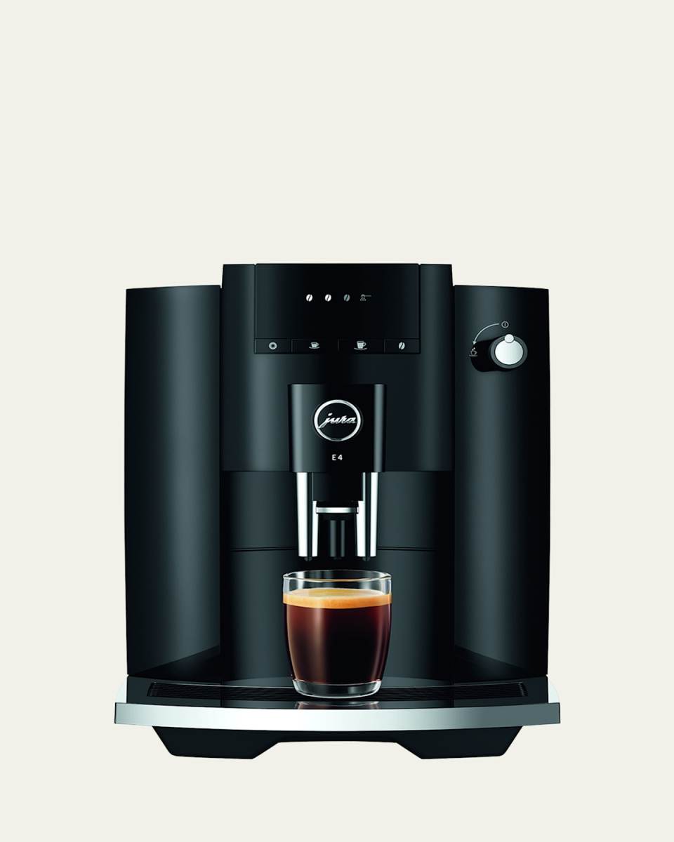 E4 Piano Black Coffee & Espresso Machine